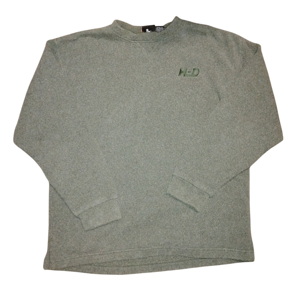 Vintage Holoubek Harley Davidson Sturgis SD Sweater Mens Sz Large Olive Green